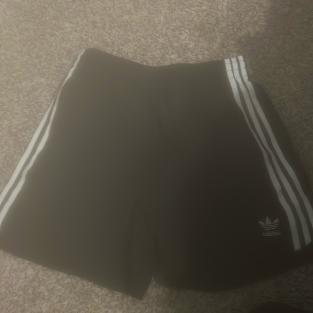 Black adidas athletic shorts